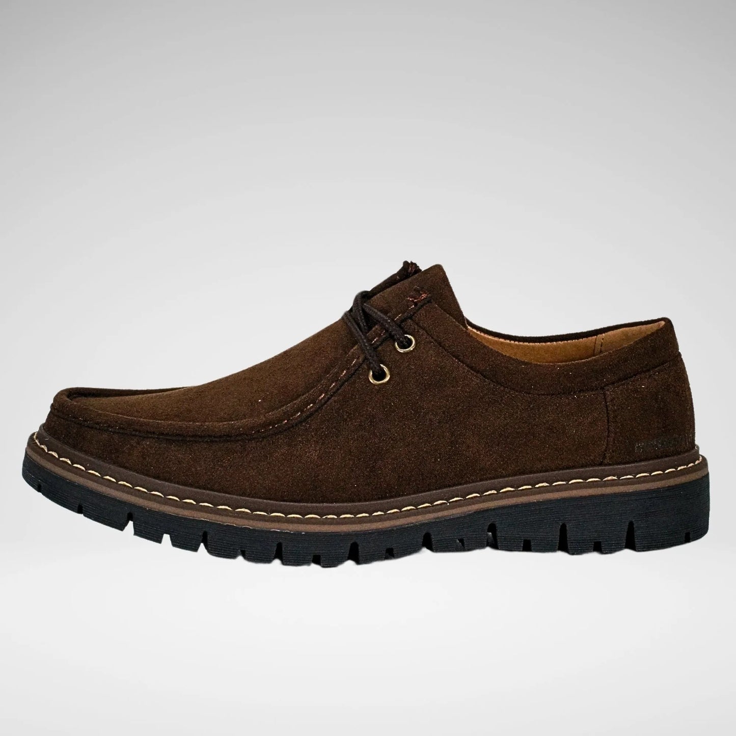 Mazerata Raymon Faux Suede Shoe | Chocolate