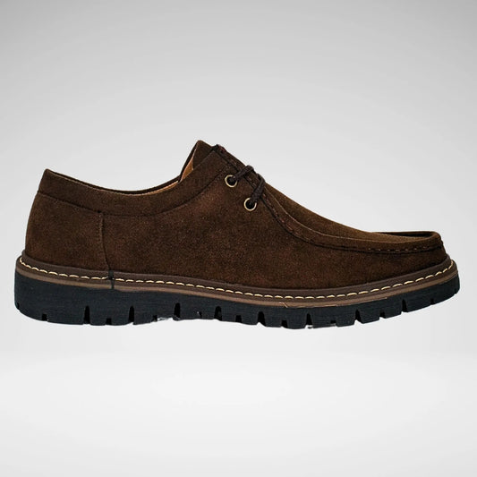 Mazerata Raymon Faux Suede Shoe | Chocolate
