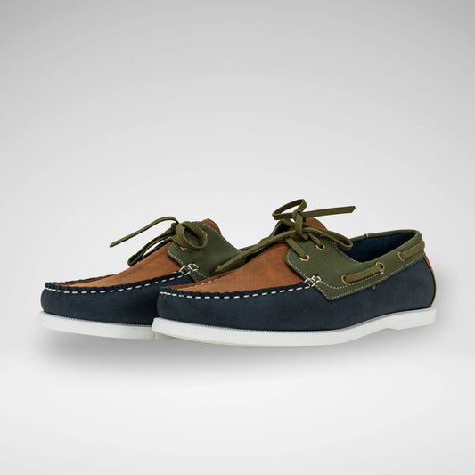 MAZERATA M6718 SAFFINO1 FAUX NUBUCK CASUAL SHOE COMBO
