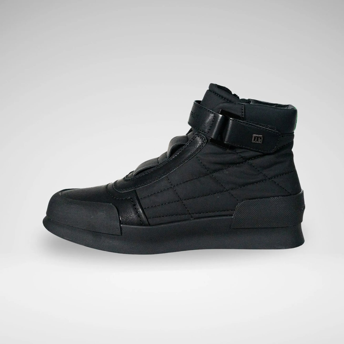 MAZERATA MCB7124 VALENTINO 13 FAUX NUBUCK BLACK