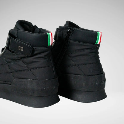 MAZERATA MCB7124 VALENTINO 13 FAUX NUBUCK BLACK