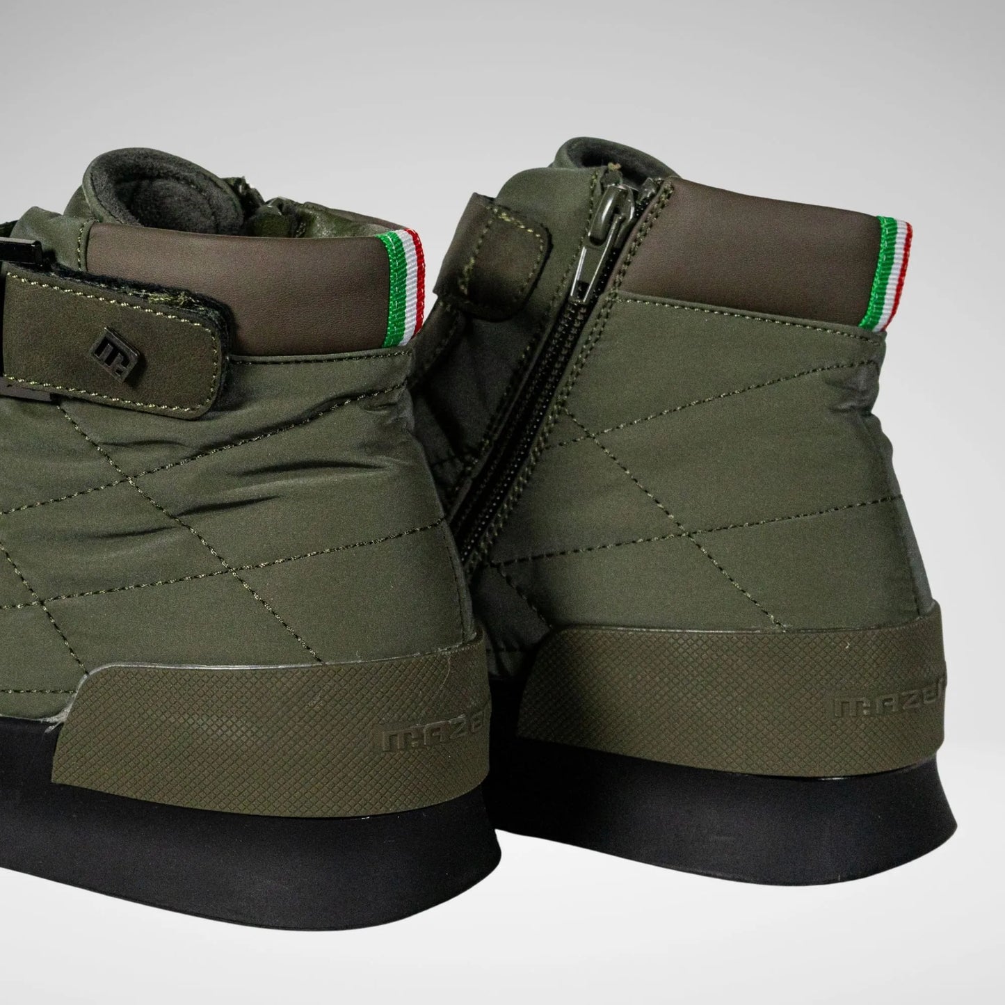MAZERATA MCB7124 VALENTINO 13 FAUX NUBUCK OLIVE