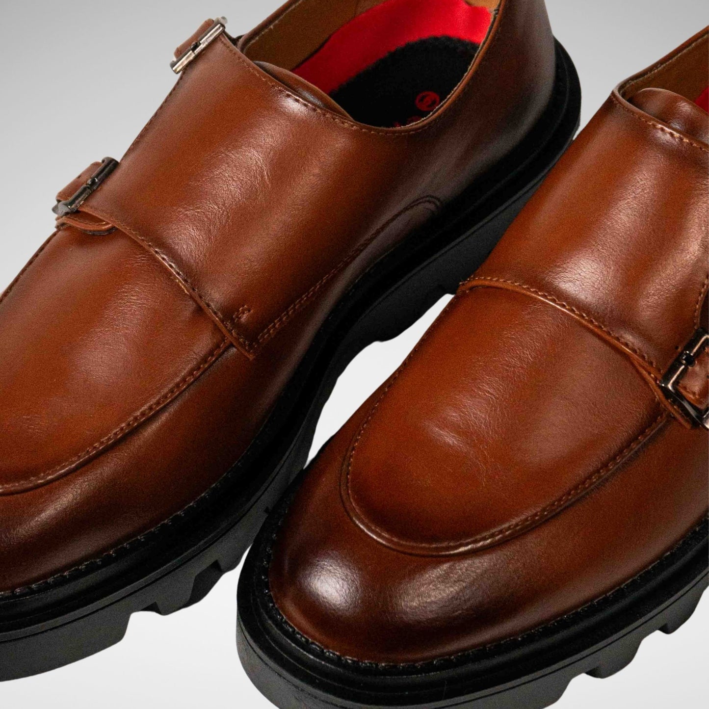 MAZERATA - VINCHEY30 FAUX LEATHER DOUBLE STRAP - MC6843 - TAN