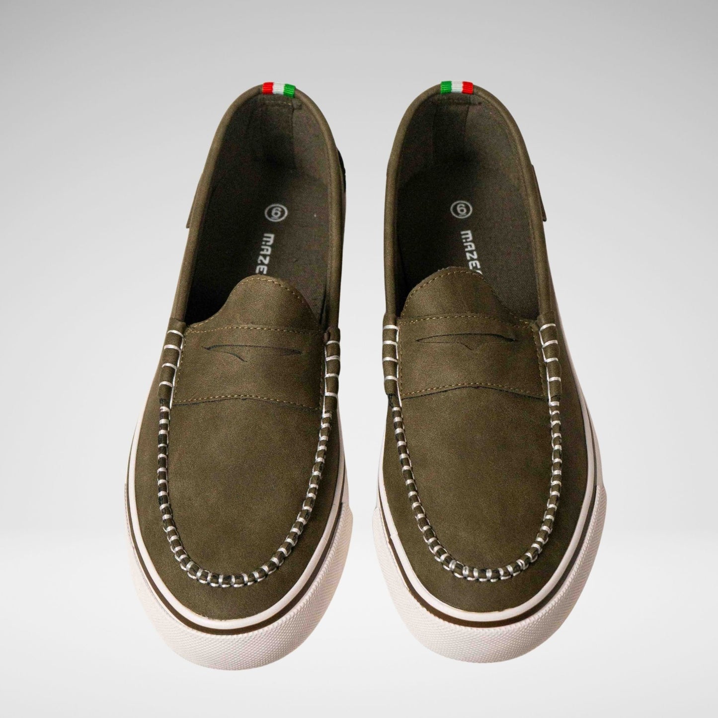 MAZERATA - VINNY1NUB FAUX SNEAKER - MC6824 - OLIVE