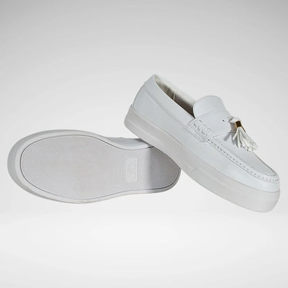 JONATHAN D TASSEL SHOE | WHITE