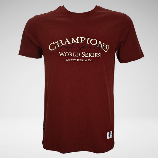 Cutty Champions Limit Men's T-Shirt | Burgundy