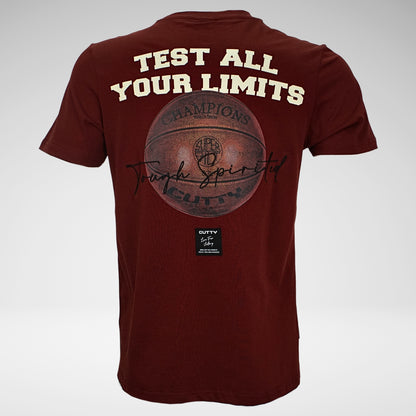 Cutty Champions Limit Men's T-Shirt | Burgundy