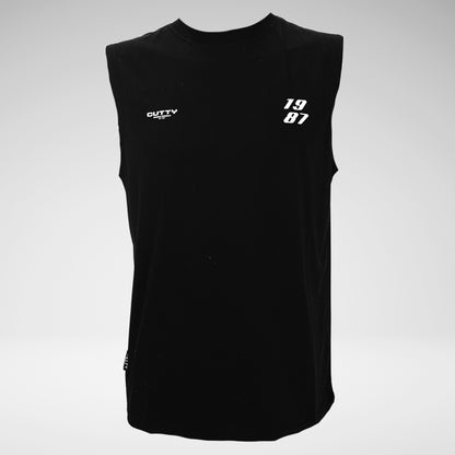 Cutty Chector Men's Sleeveless Shirt | Black