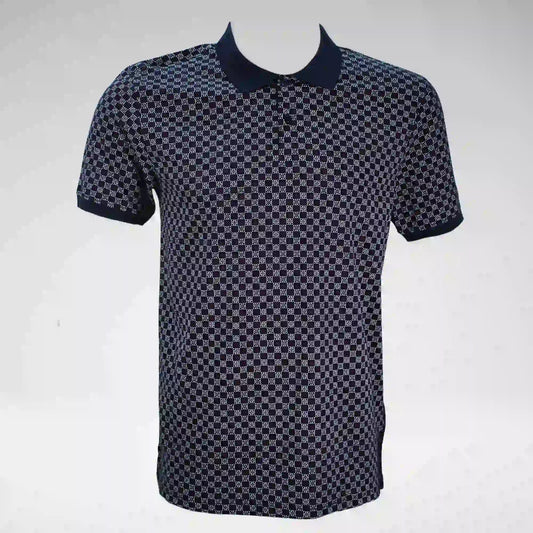 Carlo Caducci Carzola Mecerised Golfer | Navy/Grey