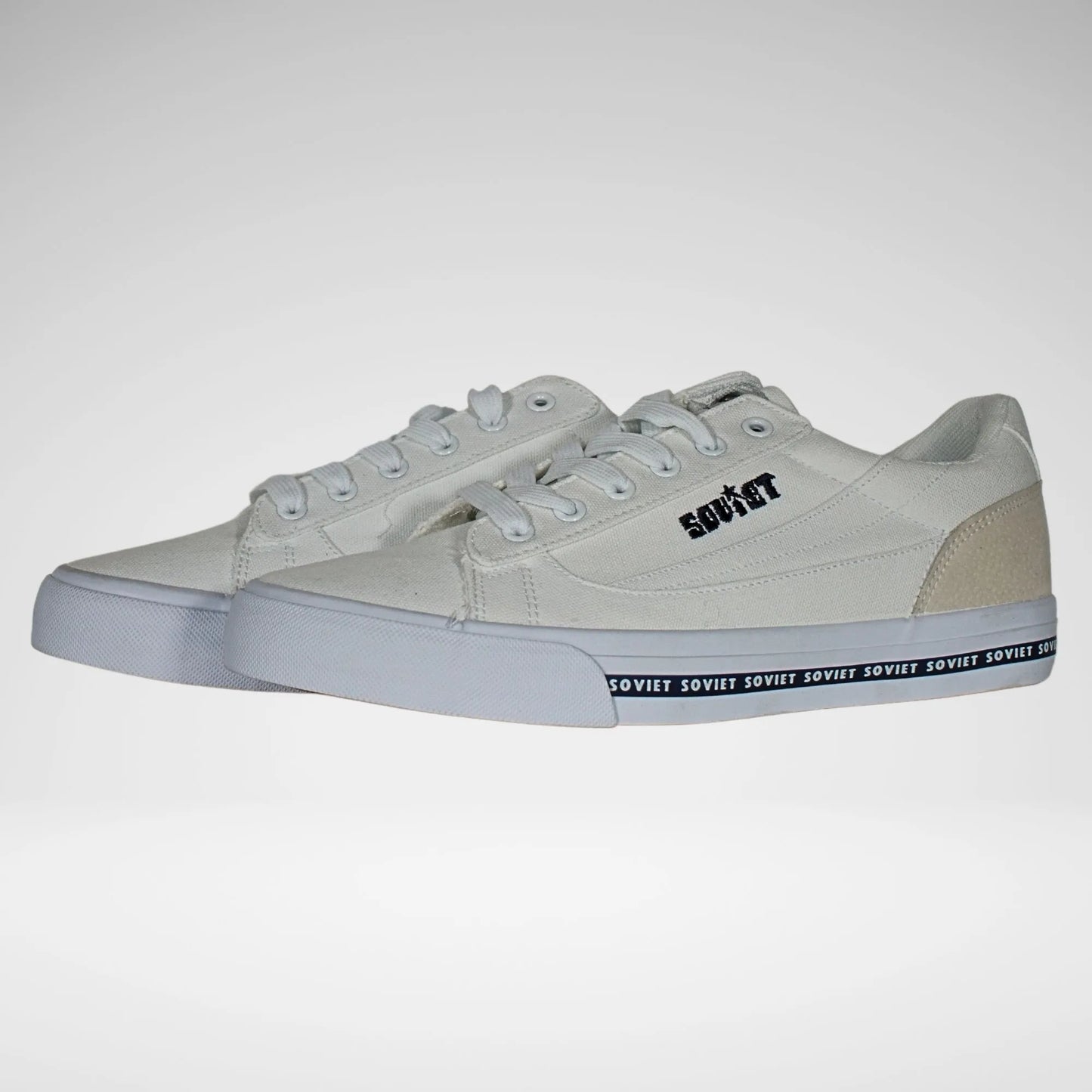 Soviet Thabo Canvas Sneaker | White/Cream
