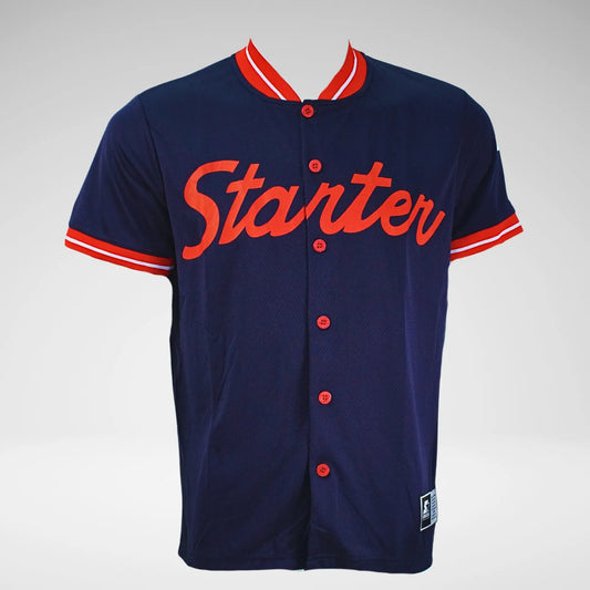 Starter Flynn Baseball Shirt | Navy/Red