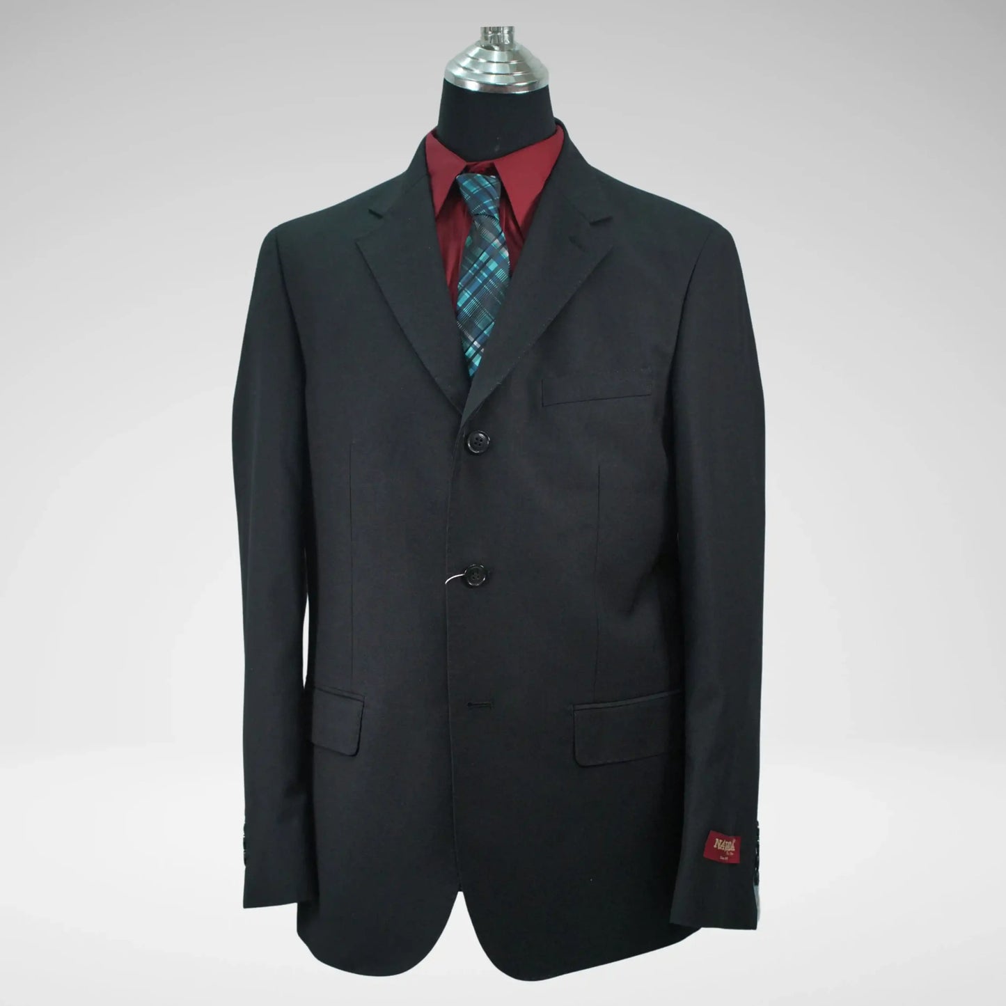 Navada 3 Button Suit | Black