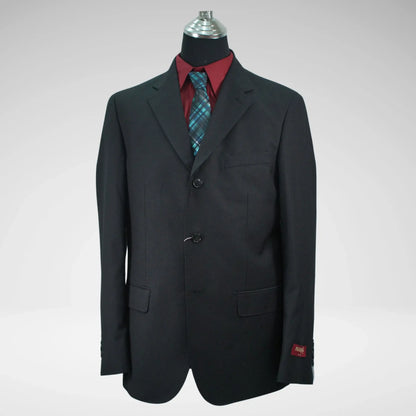 Navada 3 Button Suit | Black