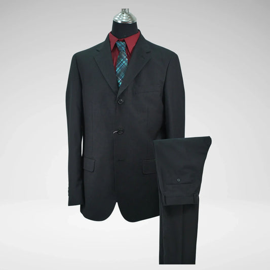 Navada 3 Button Suit | Black