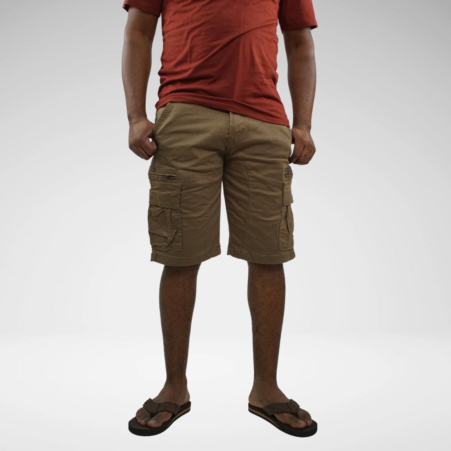 GASOLINE CARGO SHORTS | TAUPE