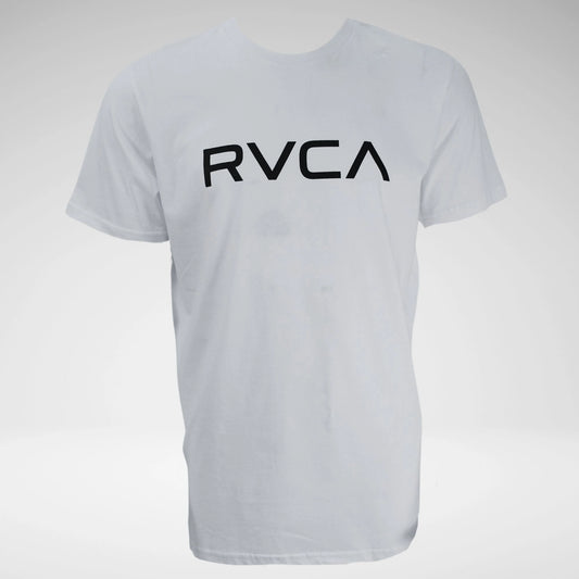 Big RVCA Men's Short Sleeve T-Shirt | White/Black