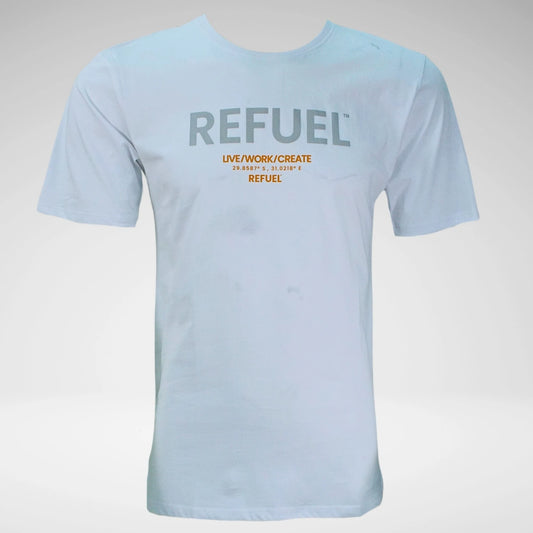 Refuel Men's T-Shirt | White