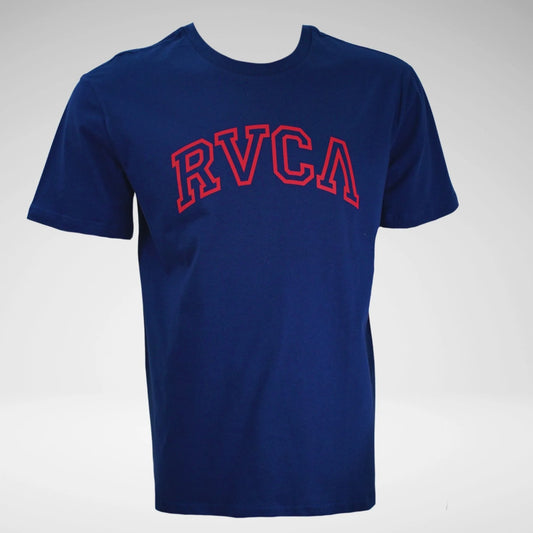 RVCA Arched Marine Short Sleeve T-Shirt | Navy