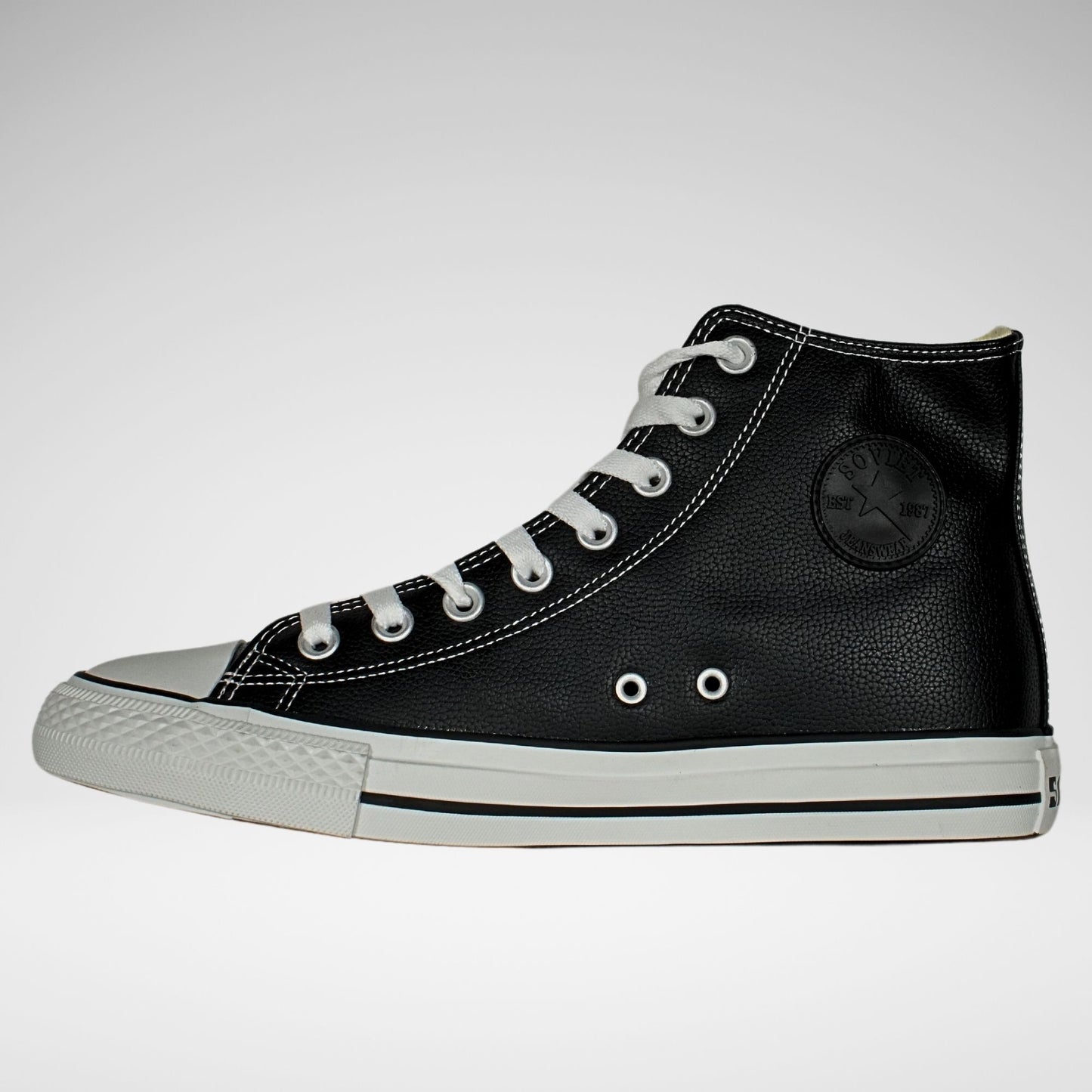 Soviet Viper High-Cut Sneaker | Black