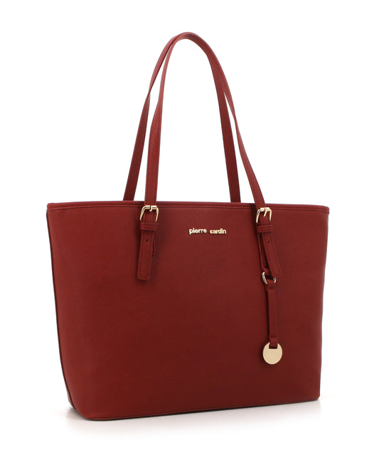 Pierre Cardin BECKY STRUCTURED SATCHEL RED A0 RED