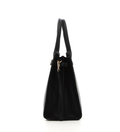 Pierre Cardin MARGAUX STRUCTURED SATCHEL BLACK A0 BLACK