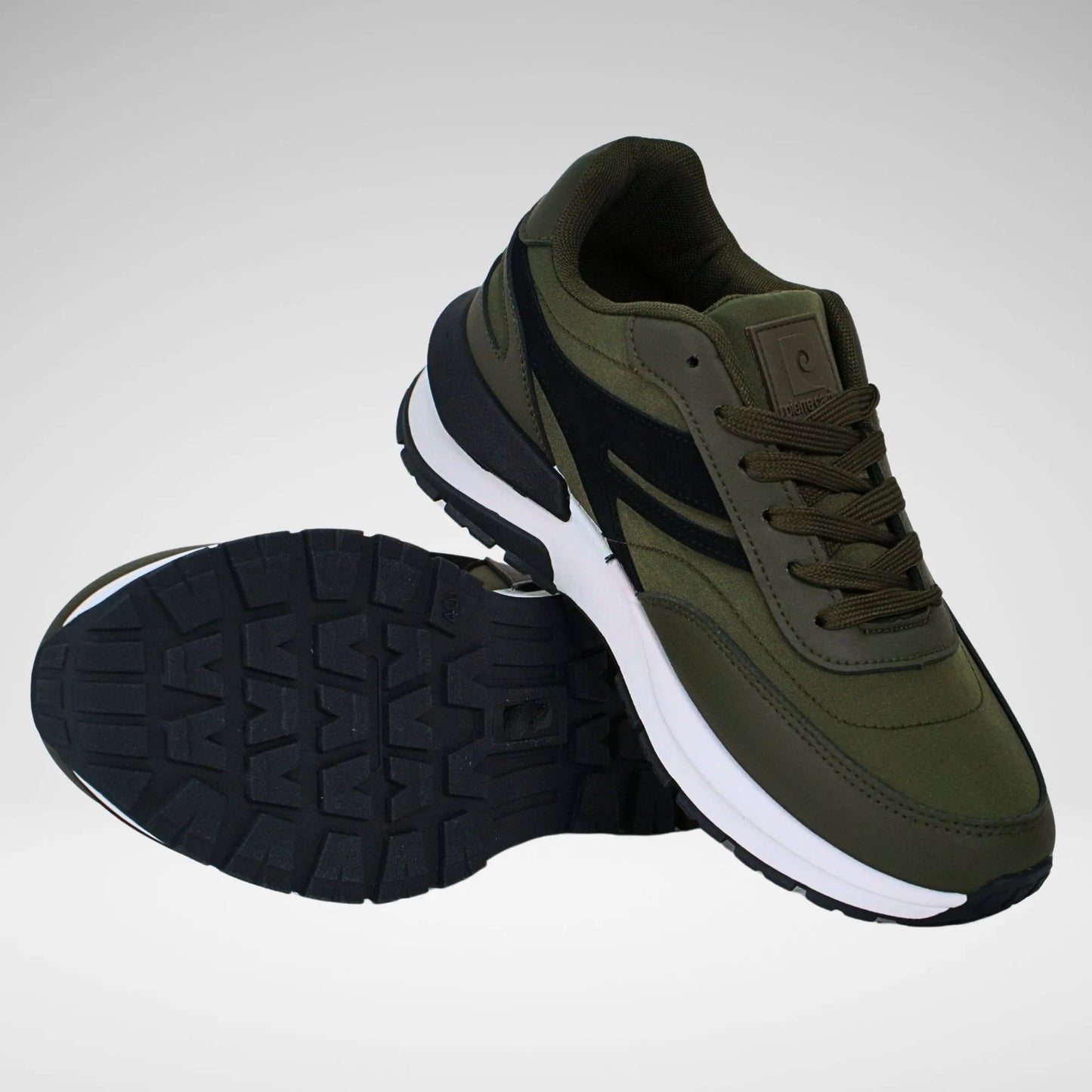 Pierre Cardin Kolten Sneaker | Olive/Black