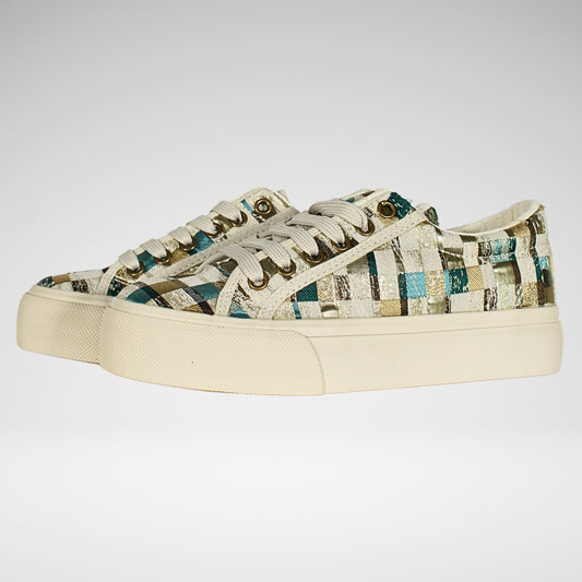 Pierre Cardin Esterel Sneaker | Teal Multi