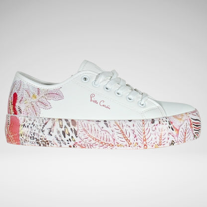 Pierre Cardin Jungle Sneaker | White Multi
