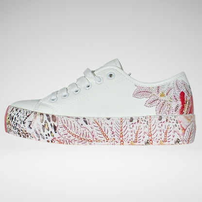 Pierre Cardin Jungle Sneaker | White Multi