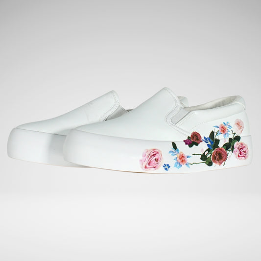Pierre Cardin Bouquet Sneaker | White Floral