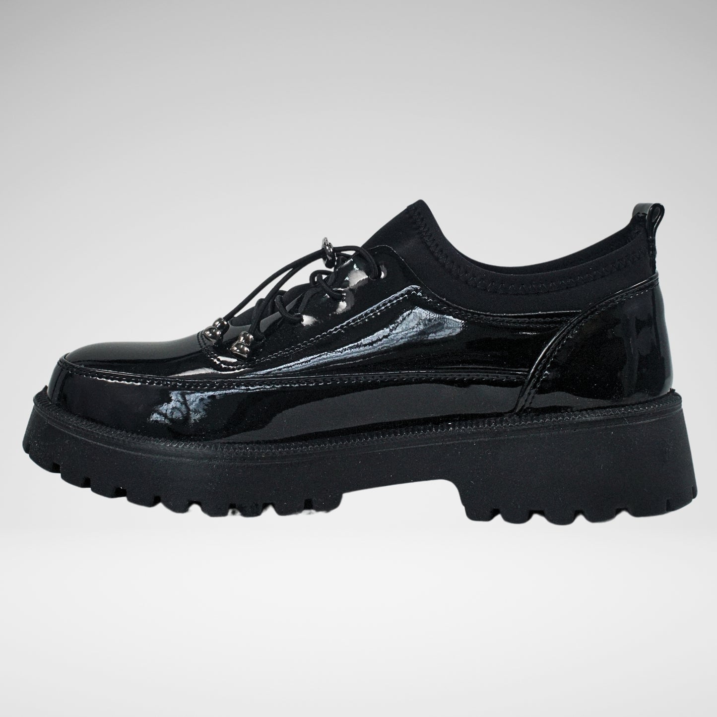 Pierre Cardin Metz Patent Casual Shoe | Black