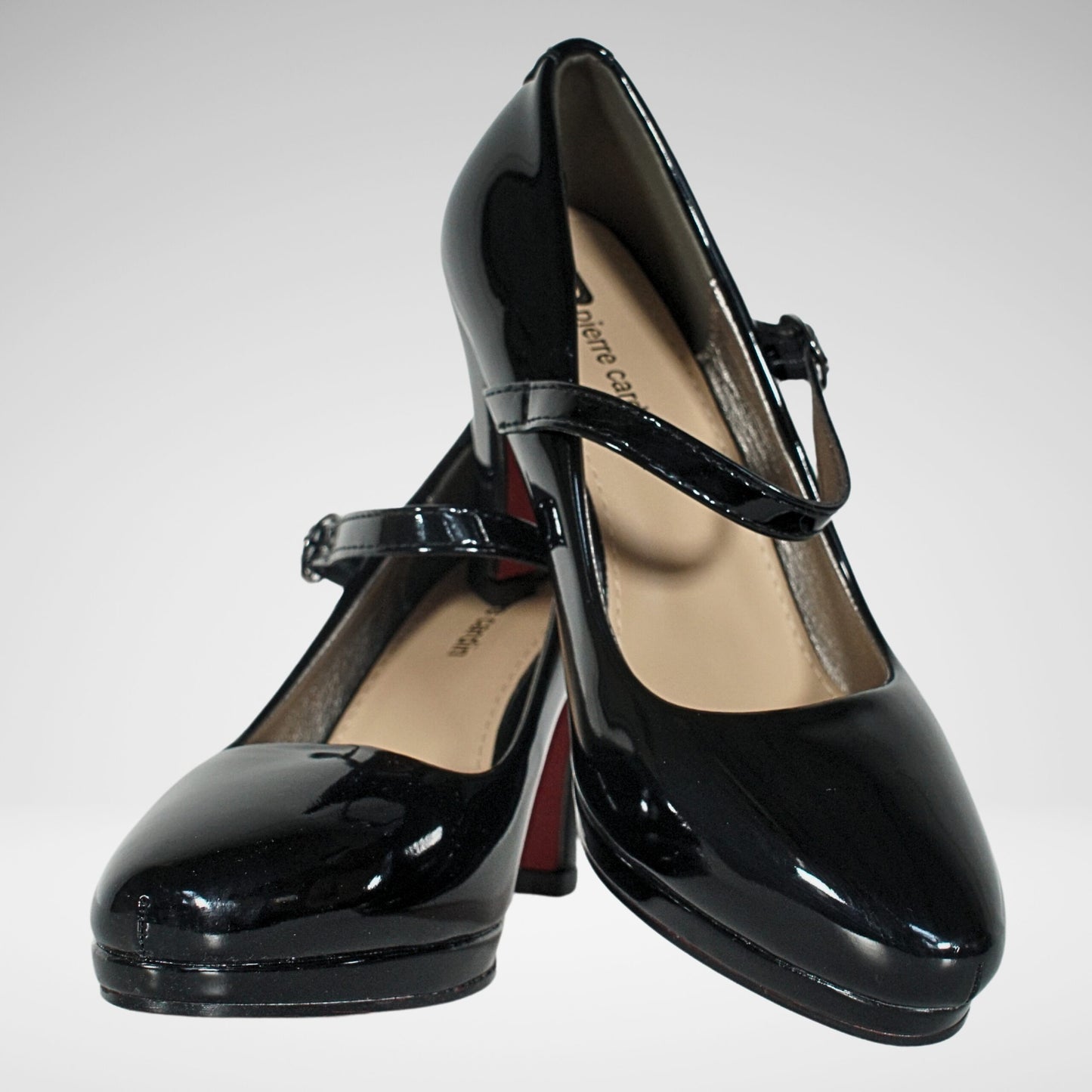 Pierre Cardin Liane Formal Patent High Heel Shoe | Black