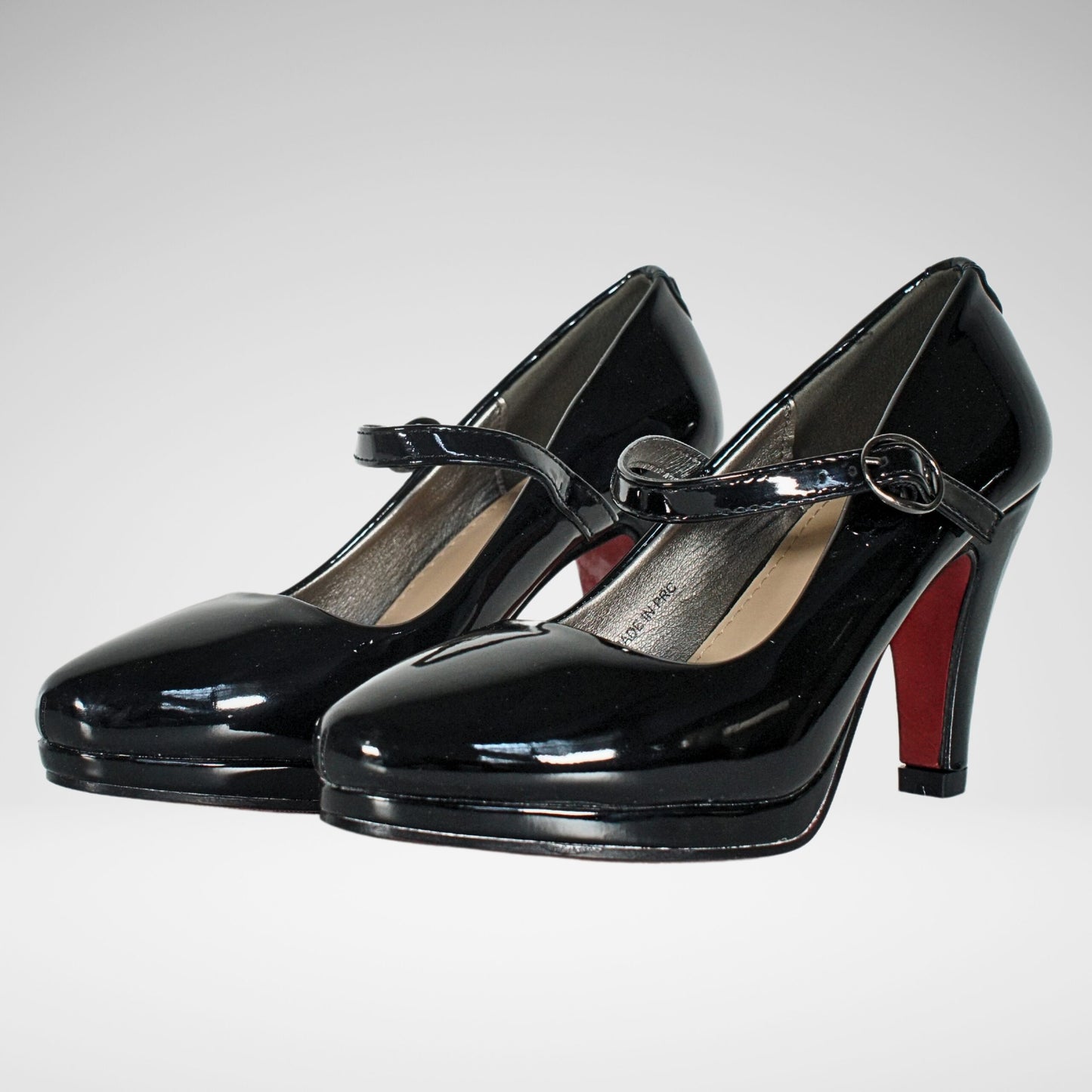 Pierre Cardin Liane Formal Patent High Heel Shoe | Black