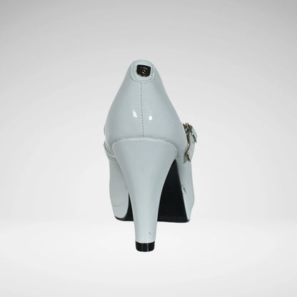 PIERRE CARDIN LIANE 3 PATENT SHOE | WHITE