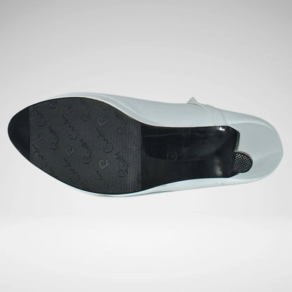 PIERRE CARDIN LIANE 3 PATENT SHOE | WHITE