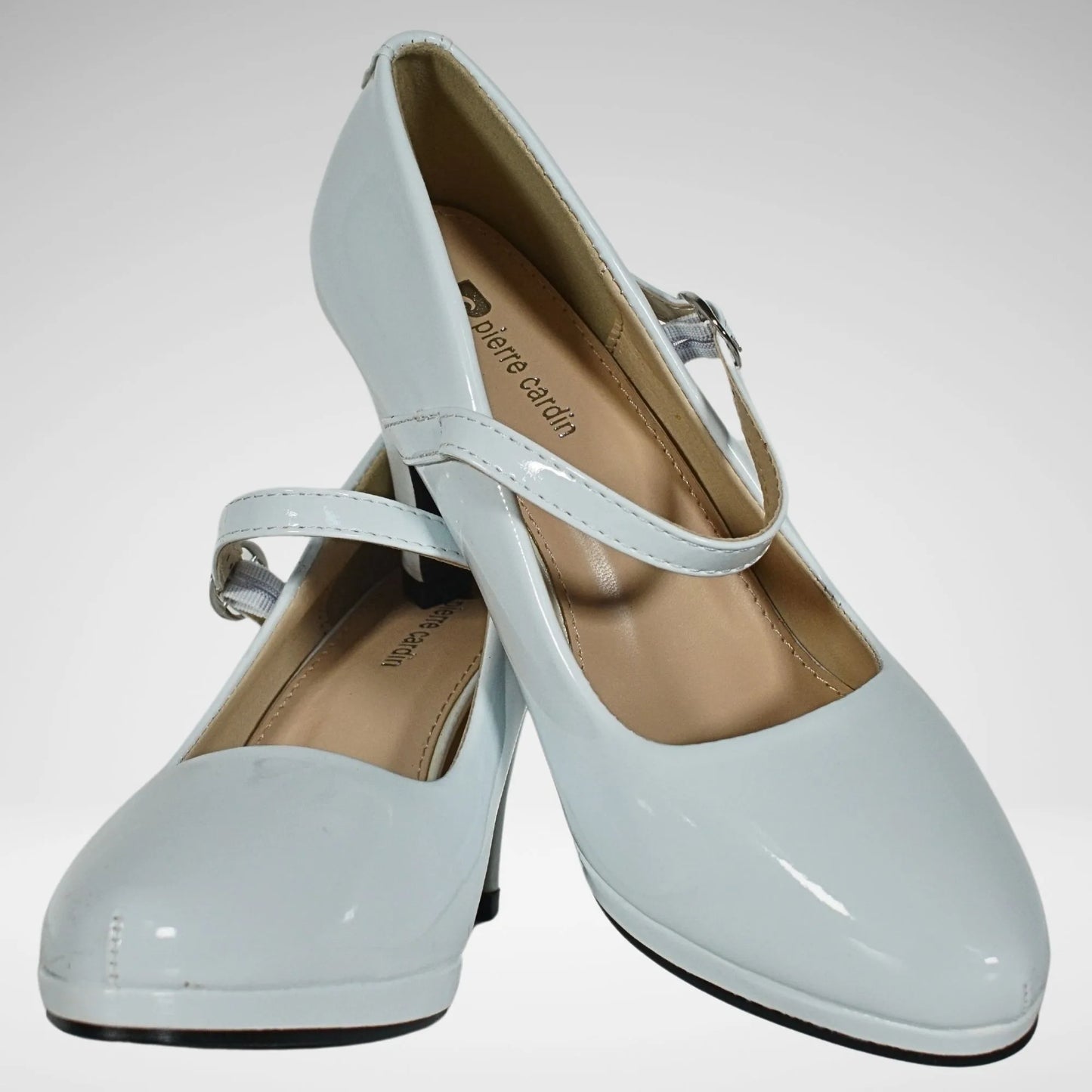 PIERRE CARDIN LIANE 3 PATENT SHOE | WHITE