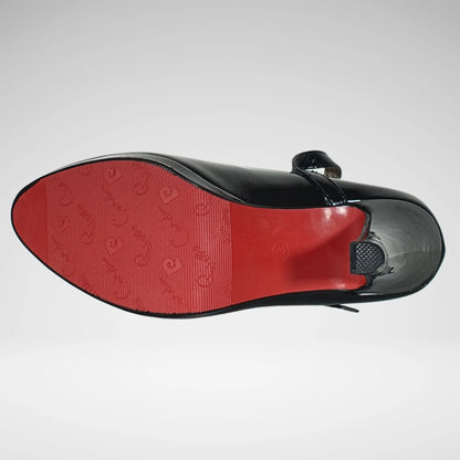 PIERRE CARDIN LIANE3 PATENT SHOE | BLACK