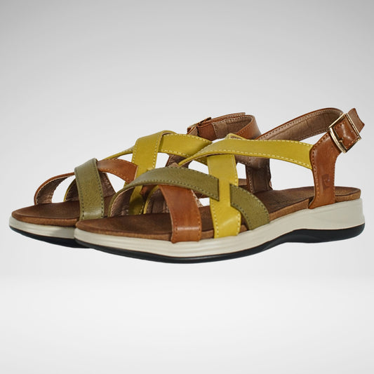 Pierre Cardin Seine Sandal | Tan Multi