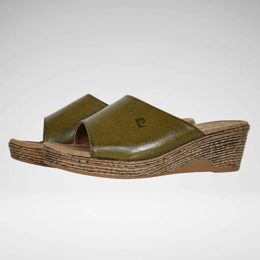 Pierre Cardin Elosie Ladies Sandal | Olive