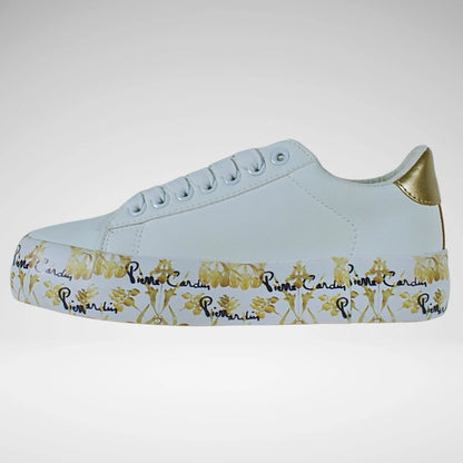 Pierre Cardin Fleur De Lis 1 Sneaker | White