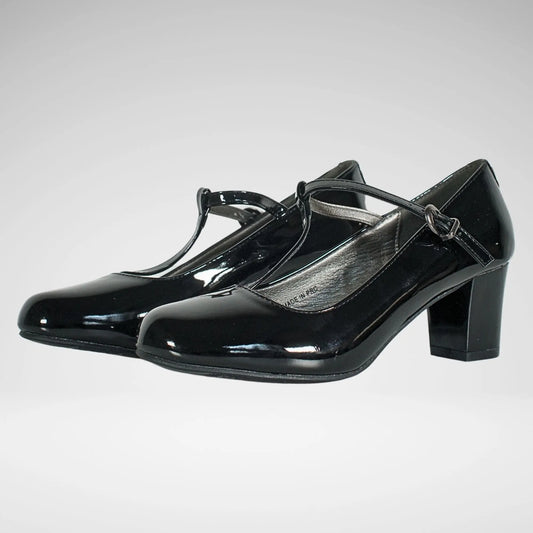 PIERRE CARDIN MATILDA2 FML SHOE | BLACK PATENT