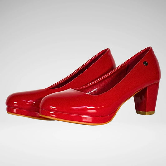 PIERRE CARDIN MILLY FML SHOE | RED