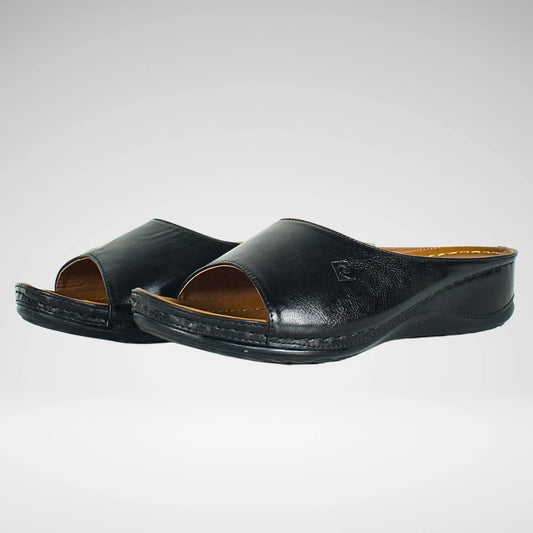 PIERRE CARDIN TYRA SANDAL | BLACK
