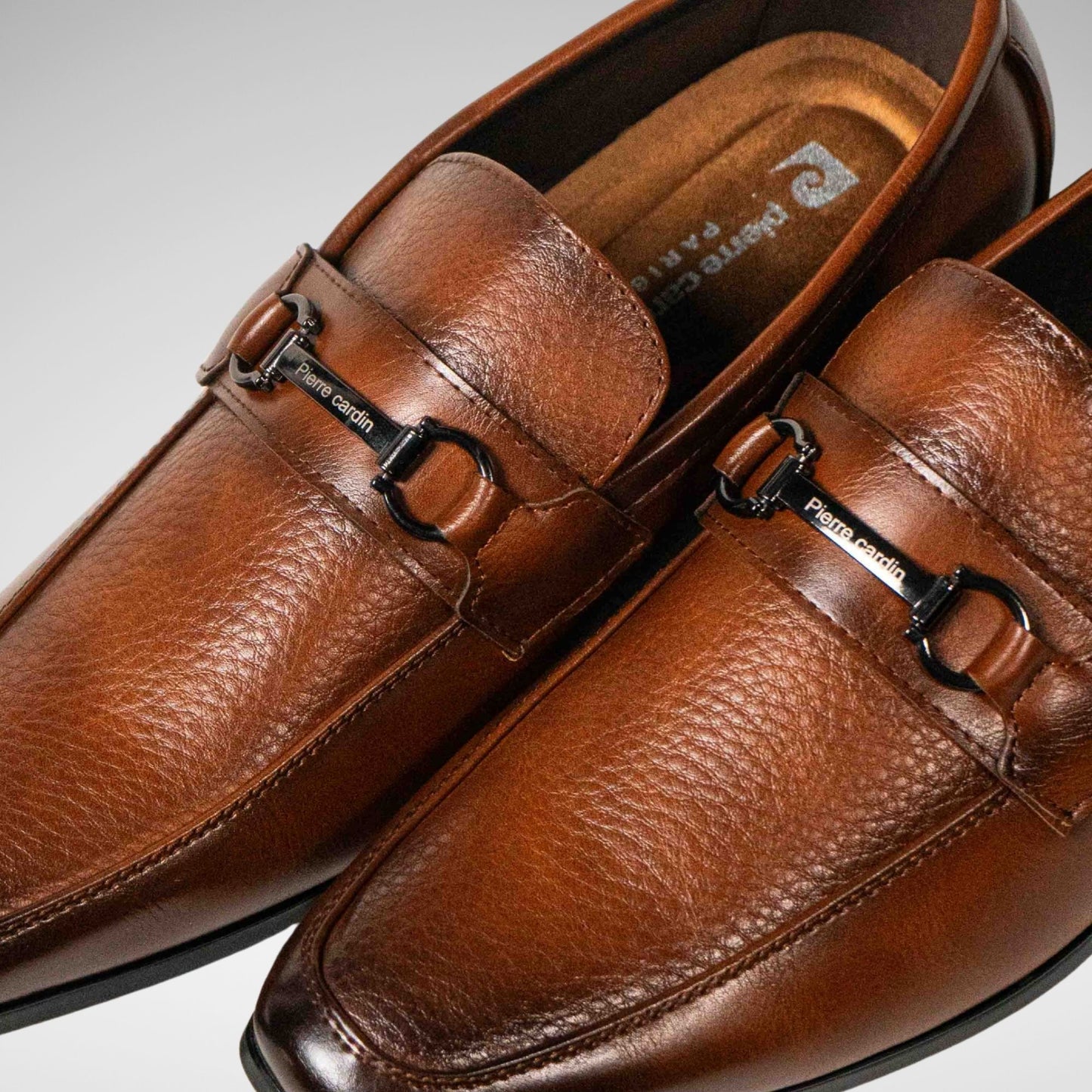 PIERRE CARDIN - ANTON FML SLIP SHOES - M6814 - TAN