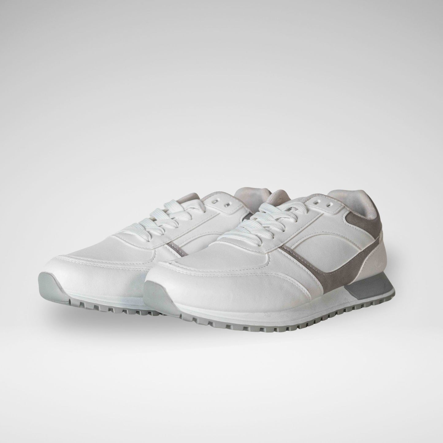 PIERRE CARDIN - MILLER CASUAL LACE UP WHITE GREY A1 - MC6814 - WHITE GREY