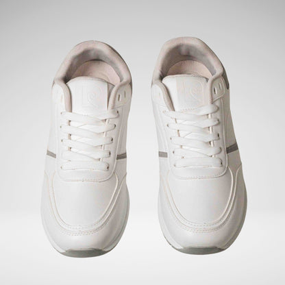 PIERRE CARDIN - MILLER CASUAL LACE UP WHITE GREY A1 - MC6814 - WHITE GREY