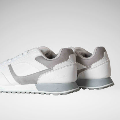 PIERRE CARDIN - MILLER CASUAL LACE UP WHITE GREY A1 - MC6814 - WHITE GREY