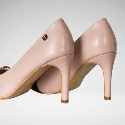 PIERRE CARDIN - MONTA HEEL - LH7338 - TAN/BLACK
