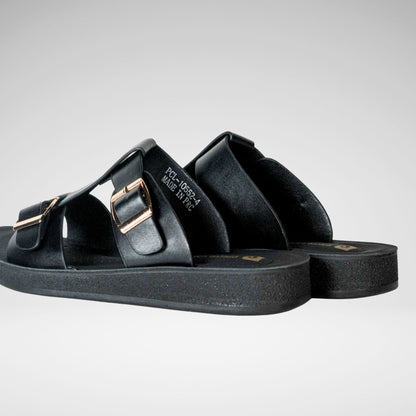 PIERRE CARDIN - SENNA BLACK B2 SANDAL - LS5816 - BLACK