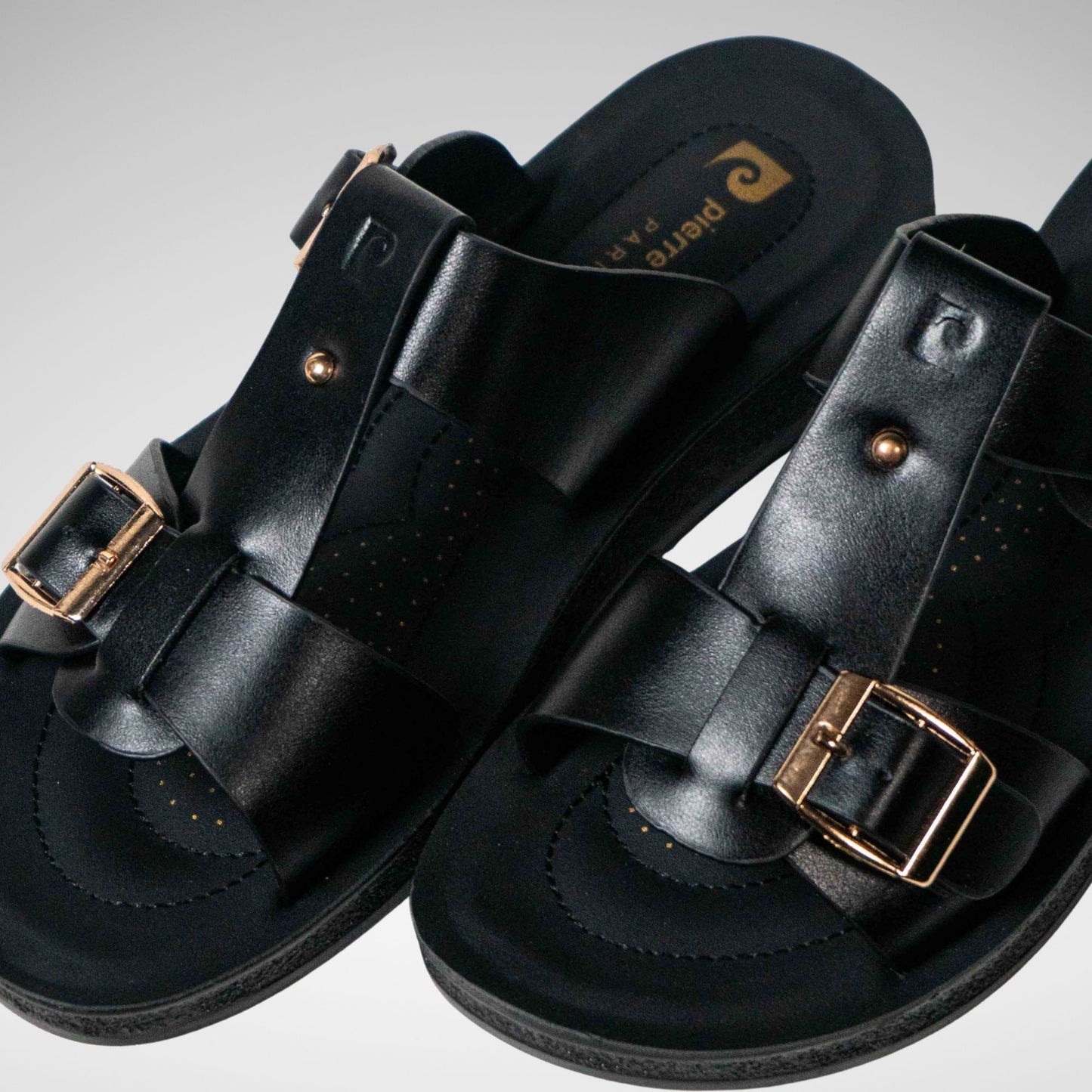 PIERRE CARDIN - SENNA BLACK B2 SANDAL - LS5816 - BLACK